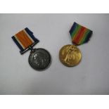 A World War One Duo, War and Victory Medals, awarded to 487 Pte F. Graham, Yorks and Lanc