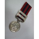 A Single India General Service Medal Victorian Burma 1887-89, Chin-Lushai 1889-90, awarded to 135