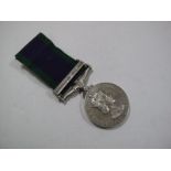 A Single General Service Medal Queen Elizabeth II Northern Ireland , awarded to 24603306 AIRTPR D.