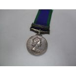 A Single General Service Medal Queen Elizabeth II Northern Ireland, awarded to 24153655 Pte C.R.