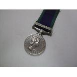 A Single General Service Medal Queen Elizabeth II Northern Ireland , awarded to 24021810 GDSM M.R.