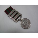 Victorian India Medal, with three bars - Tirah 1897-98, Samana 1897 and Punjab Frontier 1897-98,