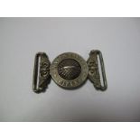 Other Ranks Belt Buckle, circa 1859-1887, in white metal for 2nd Yorkshire, West Riding Rifle