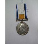 A World War One War Medal , awarded to 7200 SJT W. Mead, York and Lanc Regiment.