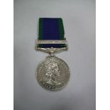 A Single General Service Medal Queen Elizabeth II Northern Ireland , awarded to 24574767 Pte D.S.