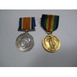 A World War One Duo, War and Victory Medals , awarded to 12-1716 Pte A. Carter, York and Lanc