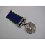 A Single General Service Medal Queen Elizabeth II Northern Ireland , awarded to 24002850 Cpl D.R.