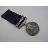 A Single General Service Medal Queen Elizabeth II Northern Ireland, awarded to 2490879 Pte M.J.