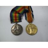 A World War One Duo, War and Victory Medals, awarded to 38689 Pte  H. Swainson, York and Lanc