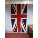 A Union Jack Flag, 50" x 108" (127 x 274cms), marked with War Department arrow.