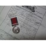 Victorian Military General Service Medal with "Nive" Clasp, to: C/Sgt J. Daly 84th foot 2/York &