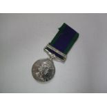 A Single General Service Medal Queen Elizabeth II Northern Ireland , awarded to 25066055 Pte S.