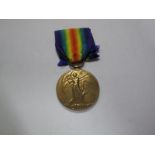 A World War One Victory Medal, awarded to 1323 Pte W.R. Carter, York and Lanc Regiment, A-