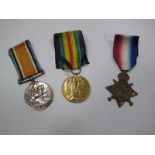 A World War One Trio, War, Victory and 1914-15 Star, awarded to 2 Lieut W. Mayes, York and Lanc