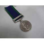 A Single General Service Medal Queen Elizabeth II Northern Ireland , awarded to 24213692 Pte R.D.