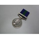 A Single General Service Medal Queen Elizabeth II Malaya, awarded to 23244101 Pte M.C. Tambling,