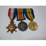 A World War One Trio, War, Victory and 1914-15 Star, awarded to 240045 SJT J.L. Spencer, York and