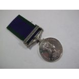 A Single General Service Medal Queen Elizabeth II Northern Ireland , awarded to 24321427 RFN M.G.