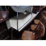 Composite Marble Dining Table, with rectangular top, 170 x 100cms, on rectangular base,