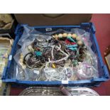 A Mixed Lot of Assorted Costume Jewellery:- One Box