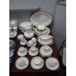 Wedgwood Marina Tea / Dinner Ware, including plates, tureen, oval meat plate, sauce boat etc.