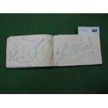 Early 1960's Autographs. John Fantham, Peter Swan, Ray Wood, Alan Hodgkinson, Barry Webster, Sam