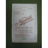 Ernest H. Hill of Scotland. Nesthill Specialities Sports catalogue, circa 1920's, featuring