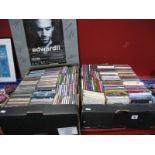 A Collection of Over 200 CD's, mostly pop, blues, classical and easy listening noted:- two Boxes
