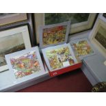 A Collection of Twelve Joe Scarborough Reproduction Colour Prints, varying titles, including "Gang