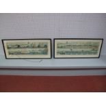 A Pair of Early Railway Prints. "Travelling on the Liverpool and Manchester Railway 1831" X2.