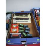 Eighteen Boxed and Loose Hornby and Other OO Gauge Rolling Stock, including three LMS carriages,