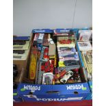 A Large Quantity of Boxed and Loose Diecast Vehicles by Various Manufacturers. Cars, lorries, fire