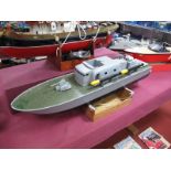 A Wood Constructed Radio Control Vosper Type Torpedo Boat. Fitted with twin multiplex electric