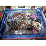 A Mixed Lot of Assorted Costume Jewellery :- One Box