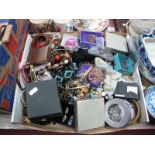 A Large Mixed Lot of Assorted Costume Jewellery, including beads, bracelets, earrings, etc:- One