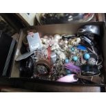 A Mixed Lot of Assorted Costume Jewellery, including bangles, beads, necklaces, etc.
