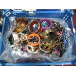 A Mixed Lot of Assorted Costume Jewellery :- One Box