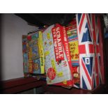 A Quantity of Mid XX Century an Later Board Games, and associated items mainly boxed.