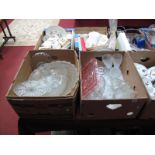 Punch Set, cake stands, other glassware:- Two Boxes