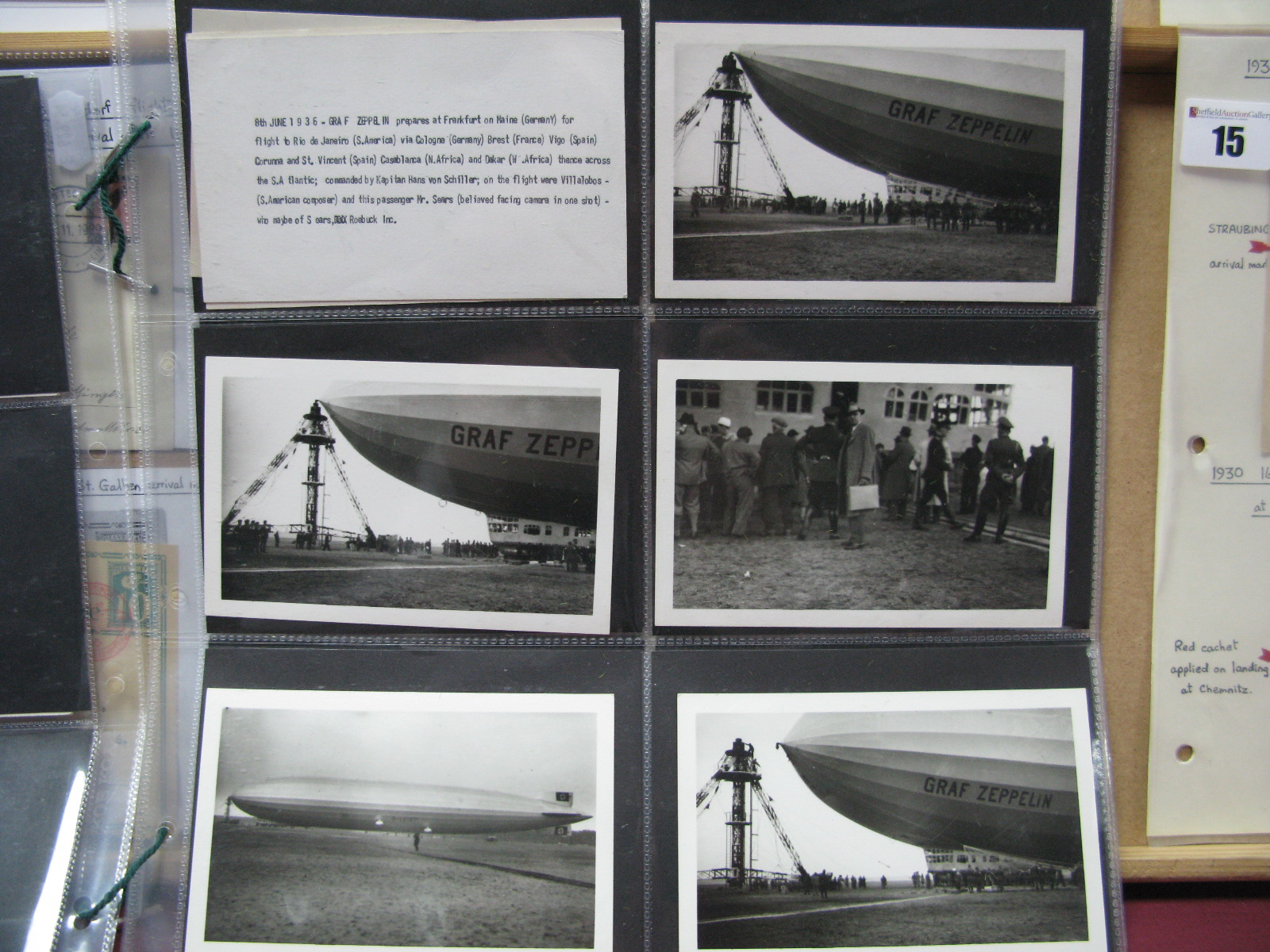 Thirty Original Graf Zeppelin LZ-127 Postcards and Real Photographs, including views over - Image 4 of 6