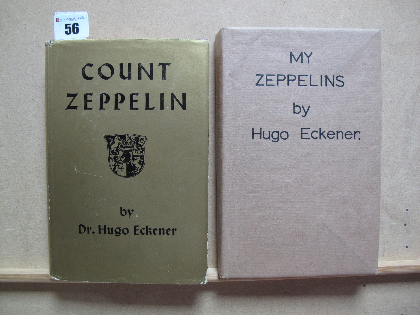 Eckener [Dr. Hugo] : Count Zeppelin the Man and His Work, hardback, 1938, Massie Publishing Ltd.