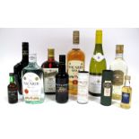 Spirits - Bacardi Gold, 1 litre, 40% vol; Cointreau Liqueur, 0.85 litre, 40% vol; Macon-Villages