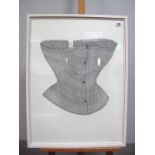 IRENE LEES (British, Contemporary) 16th Century Steel Corset 2 2007, handwritten text in black pen