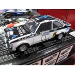 A Boxed Sun Star #4431, 1:18th Scale Diecast Ford Escort MK. II RS 1800, T. Makinen/H.Liddon, 1975