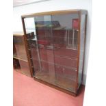 A Floor Standing Display Cabinet, ideal for 1:18th scale models, with six shelves width 89cms,