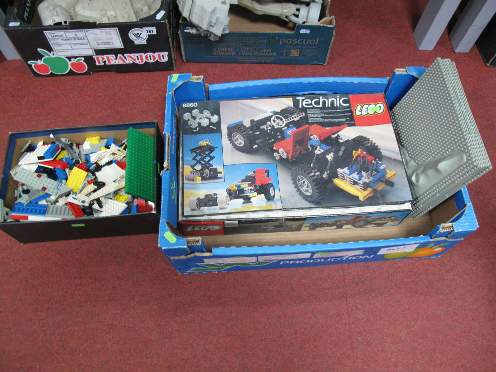 The Most Part Of Lego Technic Set, 8860 car chassis, but no means complete with instructions in