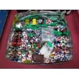 A Quantity of Subbuteo Figures, including players, officials, among others. All playworn.