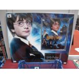 A Harry Potter Montage- signed Daniel Radcliffe with certificate of authenticity.