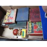 A Quantity of Mid XX Century Jigsaw Puzzles And Games, including Zigzag Tuck among others, many