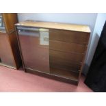 A Floor Standing Display Cabinet, ideal for 1:18th scale models, with five shelves, width 92cms,